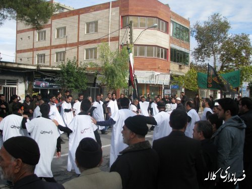 گزارش تصویری از برگزاری مراسم ظهر عاشورا در شهرستان کلاله