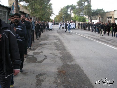 گزارش تصویری از برگزاری مراسم ظهر عاشورا در شهرستان کلاله