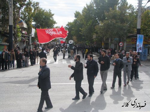 گزارش تصویری از برگزاری مراسم ظهر عاشورا در شهرستان کلاله