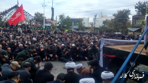 گزارش تصویری از برگزاری مراسم ظهر عاشورا در شهرستان کلاله