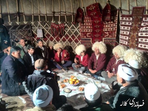 بازدید فرماندار از روستای گچی سو