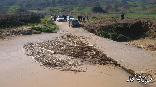 بازگشایی پل ورودی روستاهای چروک پیشکمر و قره یسربالا