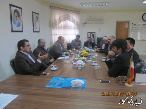 دیدار مدیرعامل شرکت آب منطقه ای با فرماندار
