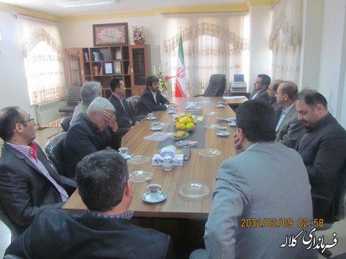 دیدار مدیرعامل شرکت آب منطقه ای با فرماندار