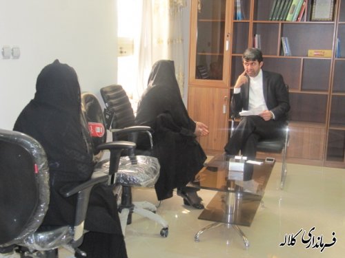 دیدار عمومی فرماندار کلاله با شهروندان