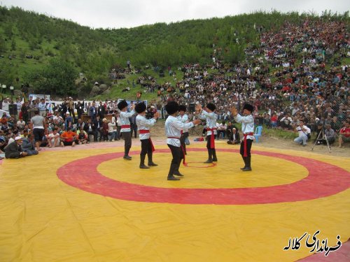 مسابقه کشتی گورش جام فراغی در کلاله برگزار شد