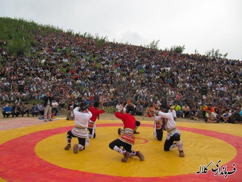 مسابقه کشتی گورش جام فراغی در کلاله برگزار شد