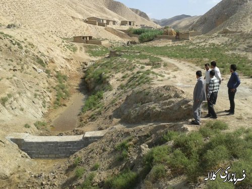 بازدید بخشدار مرکزی از طرح های عمرانی روستای گچی سوی بالا