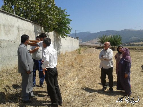 با حضور بخشدار مرکزی مشکل بازگشایی معبر روستای اجن یلی برطرف شد