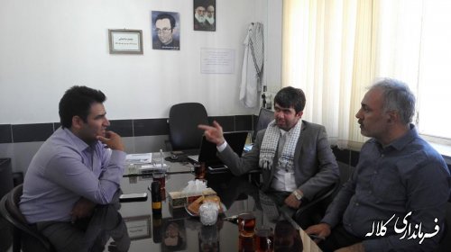 بازدید فرماندار کلاله از اداره بهزیستی شهرستان