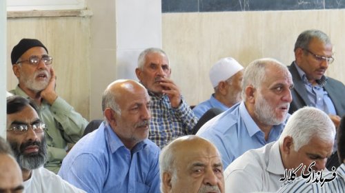 مراسم گرامیداشت جانباختگان حادثه منا در کلاله برگزار شد