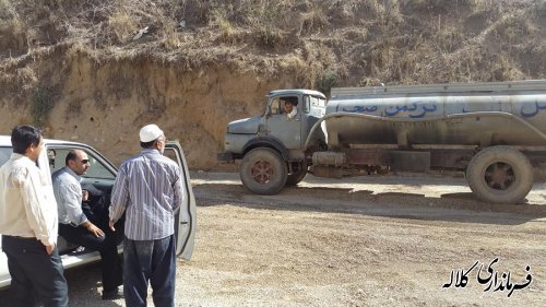 بازدید بخشدار پیشکمر از روند اجرای زیر سازی آسفالت جاده چیشت خوجه لر