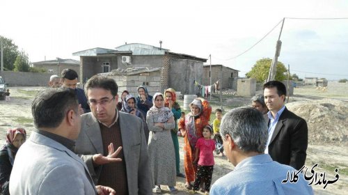 بازدید نماینده و معاون فرماندار از روند گاز رسانی به روستاهای کلاله