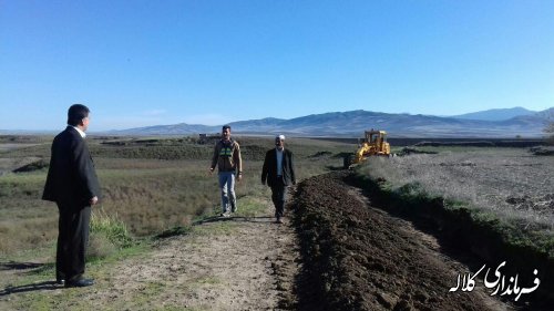 راه عبوری ساکنین روستای سدشهید چمران بخش مرکزی بهسازی شد