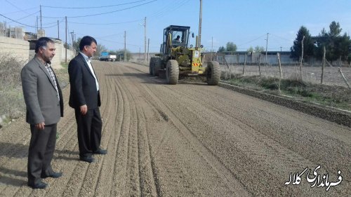 پروژه اسفالت روستای مالای شیخ غراوی بخش مرکزی آغازشد