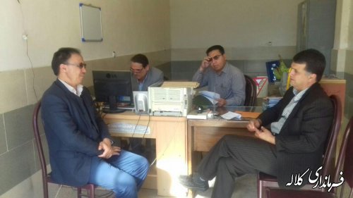 بازدید بخشدار مرکزی از دهیاریهای روستای بخش