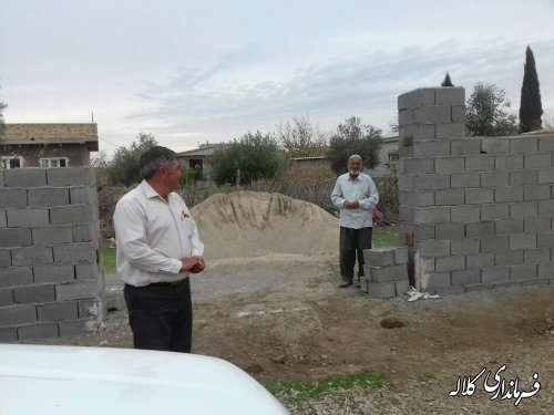 بازدید بخشدار مرکزی از روستای صوفیان