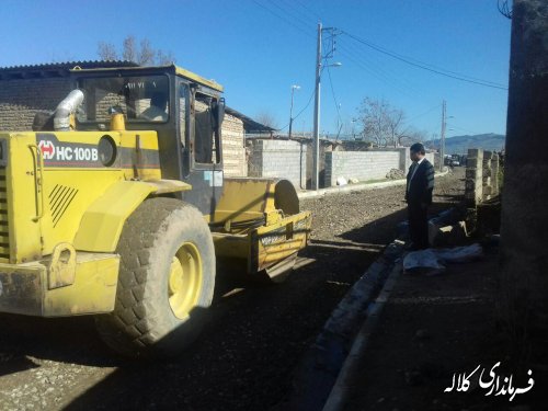 شروع اجرای پروژه زیرسازی و آسفالت روستای سد شهید چمران دهستان کنگور بخش مرکزی