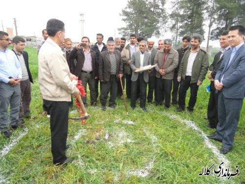 کلنگ احداث مرکز بهداشتی درمانی روستایی بربرقلعه  به زمین زده شد