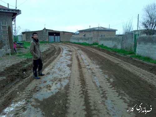 معابر روستای مالای شیخ غراوی زیرسازی شد