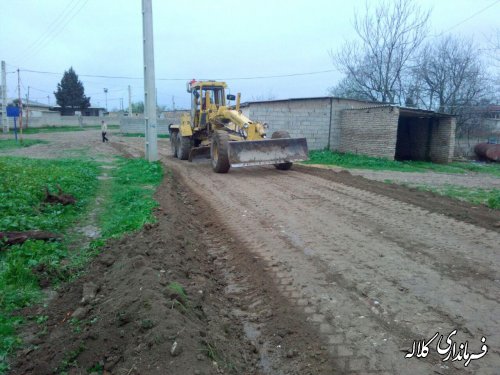 معابر روستای مالای شیخ غراوی زیرسازی شد