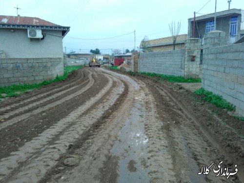 معابر روستای مالای شیخ غراوی زیرسازی شد