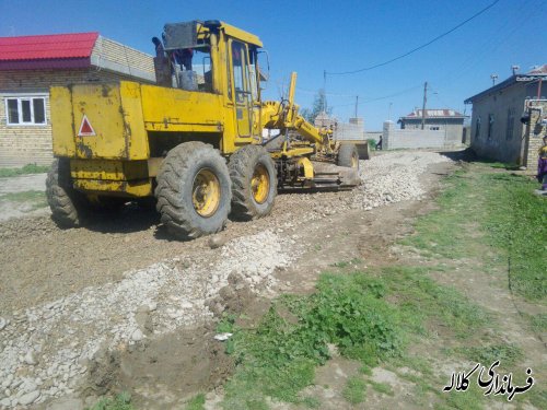 معابر روستای مالای شیخ غراوی زیرسازی شد