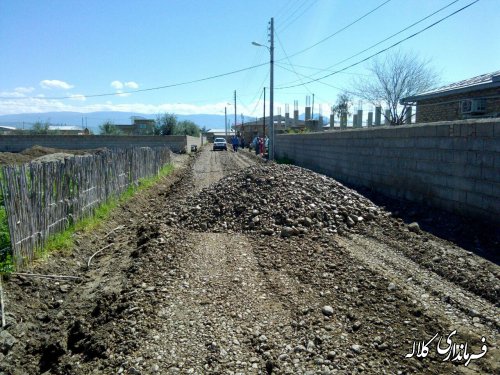 معابر روستای مالای شیخ غراوی زیرسازی شد