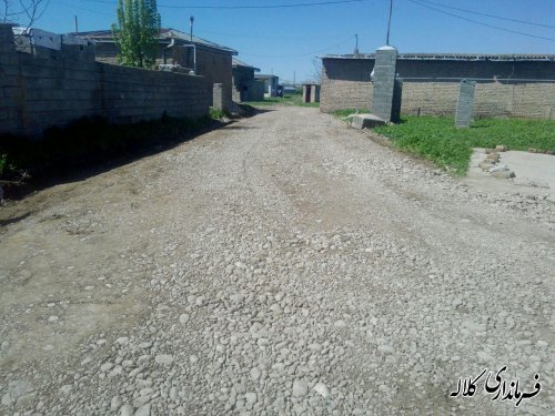 معابر روستای مالای شیخ غراوی زیرسازی شد