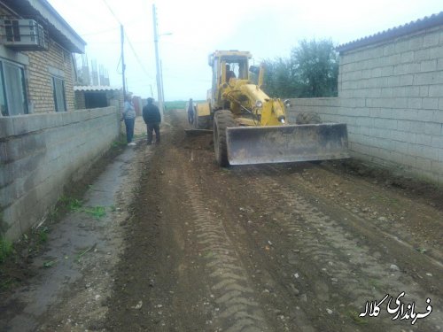 معابر روستای مالای شیخ غراوی زیرسازی شد