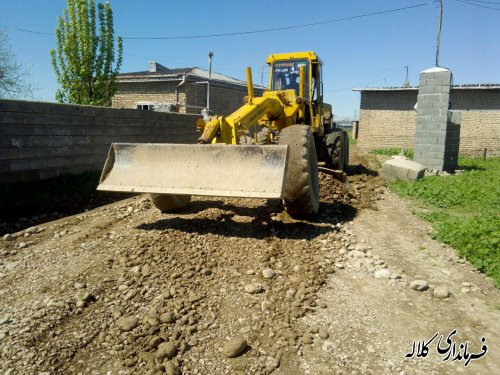 معابر روستای مالای شیخ غراوی زیرسازی شد