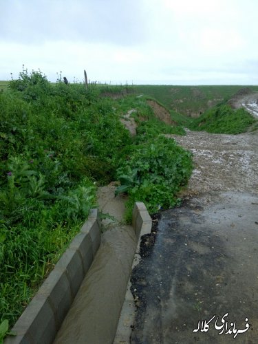 وضعیت بحرانی مسیر خروجی روستای مالای شیخ غراوی کلاله