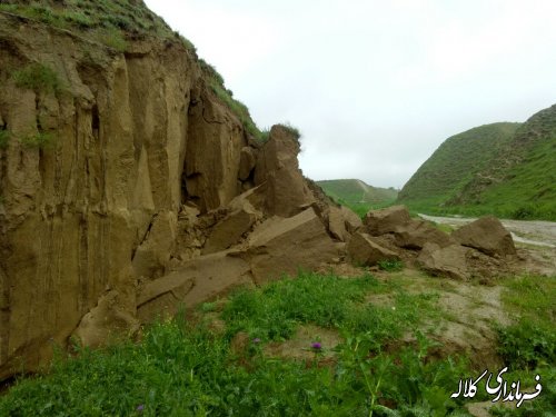 وضعیت بحرانی مسیر خروجی روستای مالای شیخ غراوی کلاله