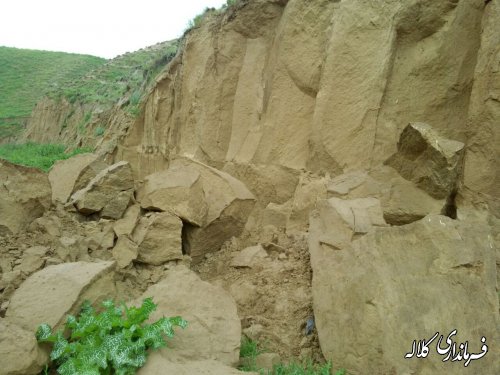 وضعیت بحرانی مسیر خروجی روستای مالای شیخ غراوی کلاله