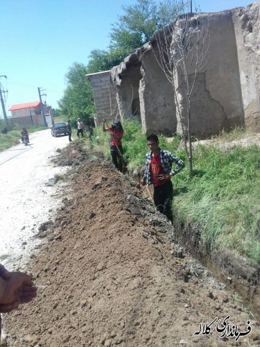 اجرای پروژه تعویض وتوسعه شبکه لوله آب شرب روستای دشتی بخش مرکزی