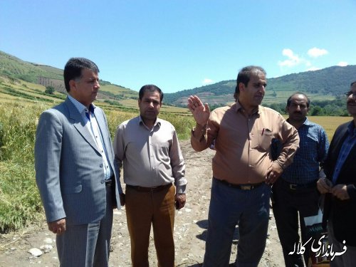 مشکلات کشاورزان روستای کاظم خوجه بخش مرکزی مورد بررسی قرار گرفت 