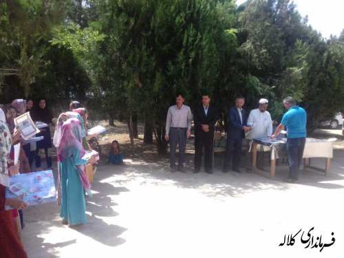 تقدیر بخشدار مرکزی از دانش آموزان ورزشکار روستای یارم تپه 