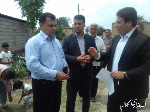 حضور مدیرکل بنیاد مستضعفان استان در روستای صوفی شیخ انصاری بخش مرکزی