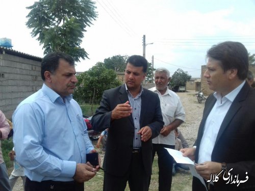 حضور مدیرکل بنیاد مستضعفان استان در روستای صوفی شیخ انصاری بخش مرکزی