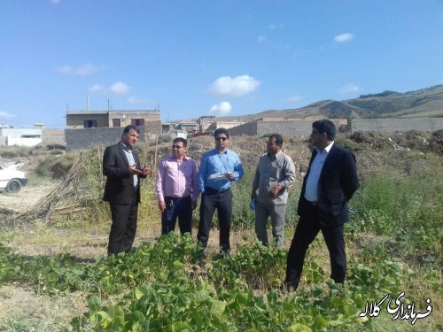 بازدیداز ازوضعیت طرح هادی روستای قوجمز بخش مرکزی