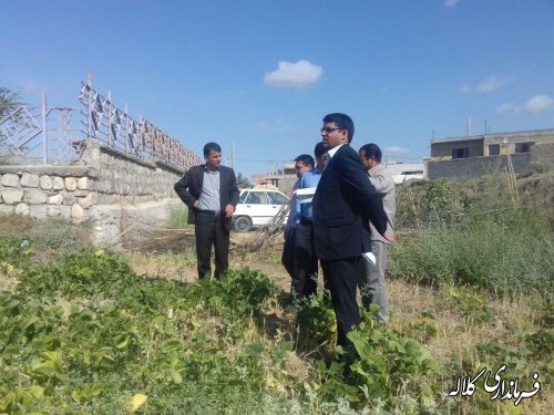 بازدیداز ازوضعیت طرح هادی روستای قوجمز بخش مرکزی