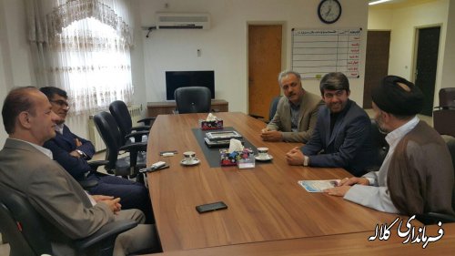 دیدار فرماندار کلاله با مدیرعامل آب منطقه ای