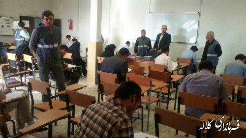 آزمون کتبی آمارگیران سرشماری عمومی نفوس و مسکن کلاله برگزار شد