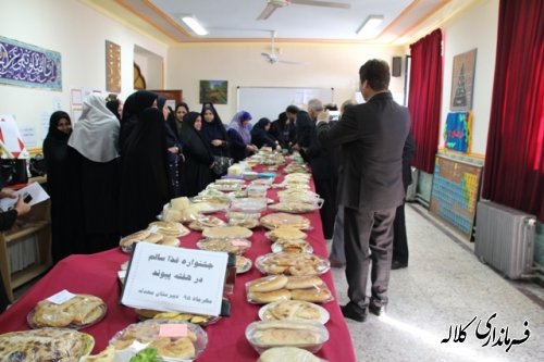 جشنواره غذای سالم در مدارس شهرستان کلاله برگزار شد