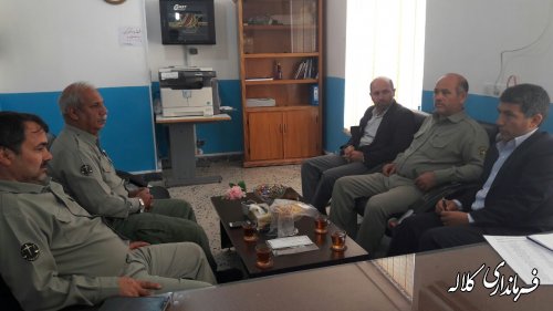 دیدار بخشدار پیشکمر با رئیس پارک ملی گلستان