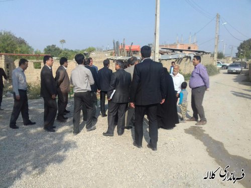 بازدید میدانی اعضای طرح شهید شوشتری در روستای طوقه بخش مرکزی