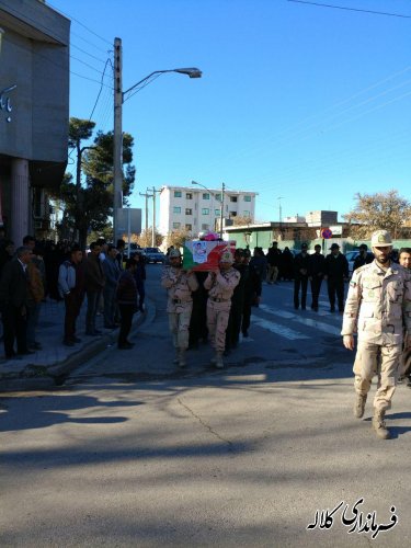 مرزبان شهید محسن پایمرد در آرامگاهش آرام گرفت