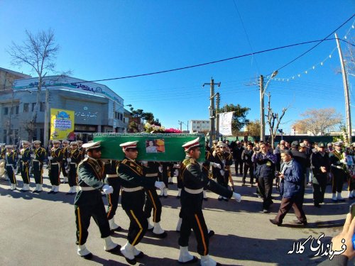 مرزبان شهید محسن پایمرد در آرامگاهش آرام گرفت