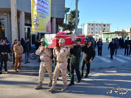 مرزبان شهید محسن پایمرد در آرامگاهش آرام گرفت