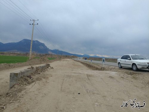 بازدید مدیرکل راهداری و حمل و نقل جاده ای از پروژه جاده کلاله دوراهی